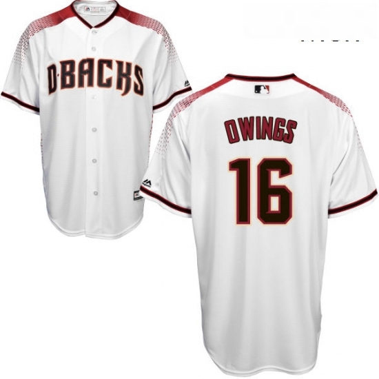 Mens Majestic Arizona Diamondbacks 16 Chris Owings Authentic White Home Cool Base MLB Jersey Mens Majestic Arizona Diamondbacks 16 Chris Owings Authentic White Home Cool Base MLB Jersey