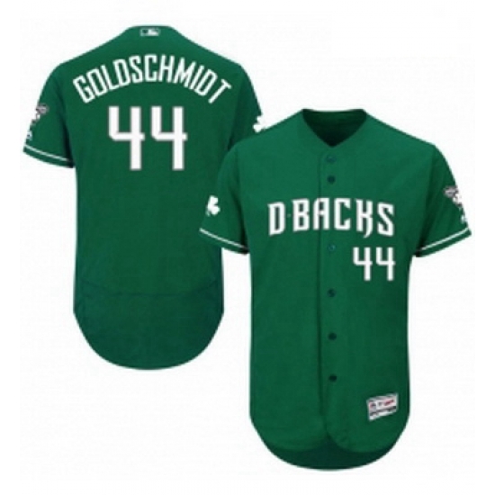 Mens Majestic Arizona Diamondbacks 44 Paul Goldschmidt Green Celtic Flexbase Authentic Collection MLB Jersey Mens Majestic Arizona Diamondbacks 44 Paul Goldschmidt Green Celtic Flexbase Authentic Collection MLB Jersey