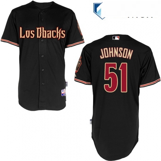 Mens Majestic Arizona Diamondbacks 51 Randy Johnson Replica Black Cool Base MLB Jersey Mens Majestic Arizona Diamondbacks 51 Randy Johnson Replica Black Cool Base MLB Jersey