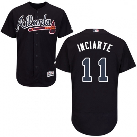 Mens Majestic Atlanta Braves 11 Ender Inciarte Blue Flexbase Authentic Collection MLB Jersey Mens Majestic Atlanta Braves 11 Ender Inciarte Blue Flexbase Authentic Collection MLB Jersey