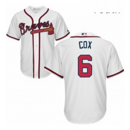 Youth Majestic Atlanta Braves 6 Bobby Cox Replica White Home Cool Base MLB Jersey Youth Majestic Atlanta Braves 6 Bobby Cox Replica White Home Cool Base MLB Jersey