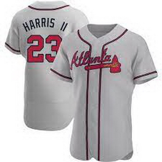Youth Michael Harris II Atlanta Braves Road Jersey Gray Youth Michael Harris II Atlanta Braves Road Jersey Gray