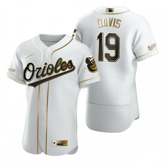 Baltimore Orioles 19 Chris Davis White Nike Mens Authentic Golden Edition MLB Jersey Baltimore Orioles 19 Chris Davis White Nike Mens Authentic Golden Edition MLB Jersey