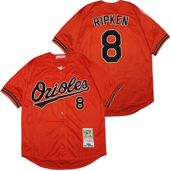 Baltimore Orioles 8 Cal Ripken Jr Orange 1989 Cooperstown Collection Jersey Baltimore Orioles 8 Cal Ripken Jr Orange 1989 Cooperstown Collection Jersey