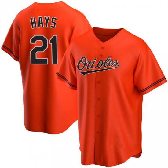 Men Baltimore Orioles #21 Austin Hays Orange Stitched Baseball Jersey Men Baltimore Orioles #21 Austin Hays Orange Stitched Baseball Jersey