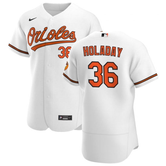 Men Baltimore Orioles 36 Bryan Holaday Men Nike White Home 2020 Flex Base Player MLB Jersey Men Baltimore Orioles 36 Bryan Holaday Men Nike White Home 2020 Flex Base Player MLB Jersey