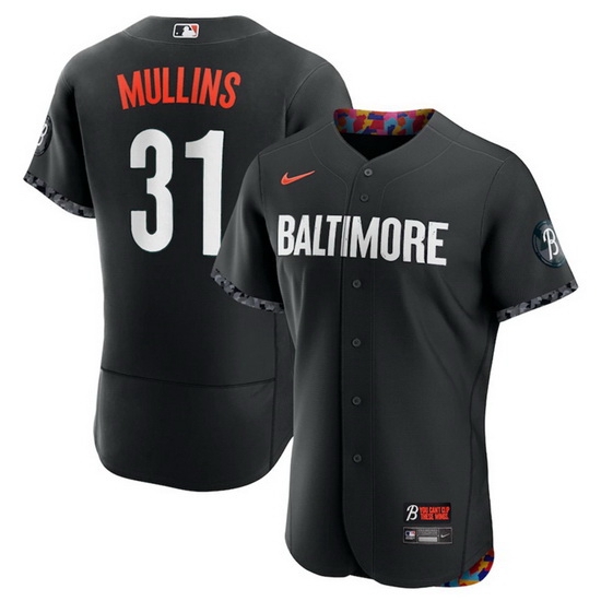 Men Baltimore Orioles Baltimore Orioles 31 Cedric Mullins Black 2023 City Connect Flex Base Stitched Baseball Jersey Men Baltimore Orioles Baltimore Orioles 31 Cedric Mullins Black 2023 City Connect Flex Base Stitched Baseball Jersey