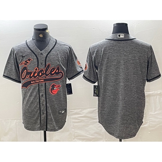 Men Baltimore Orioles Gray Team Big Logo Cool Base Stitched Jersey 9 Men Baltimore Orioles Gray Team Big Logo Cool Base Stitched Jersey 9