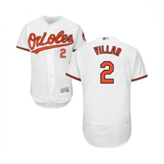 Mens Baltimore Orioles 2 Jonathan Villar White Home Flex Base Authentic Collection Baseball Jersey Mens Baltimore Orioles 2 Jonathan Villar White Home Flex Base Authentic Collection Baseball Jersey