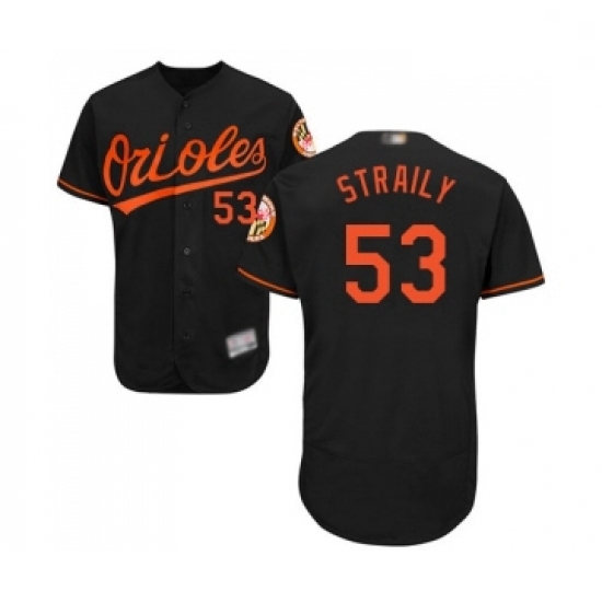 Mens Baltimore Orioles 53 Dan Straily Black Alternate Flex Base Authentic Collection Baseball Jersey Mens Baltimore Orioles 53 Dan Straily Black Alternate Flex Base Authentic Collection Baseball Jersey