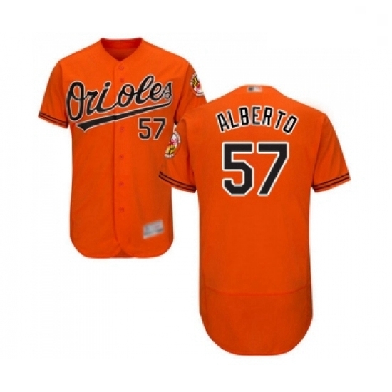 Mens Baltimore Orioles 57 Hanser Alberto Orange Alternate Flex Base Authentic Collection Baseball Jersey Mens Baltimore Orioles 57 Hanser Alberto Orange Alternate Flex Base Authentic Collection Baseball Jersey