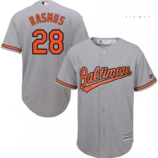 Mens Majestic Baltimore Orioles 28 Colby Rasmus Replica Grey Road Cool Base MLB Jersey Mens Majestic Baltimore Orioles 28 Colby Rasmus Replica Grey Road Cool Base MLB Jersey