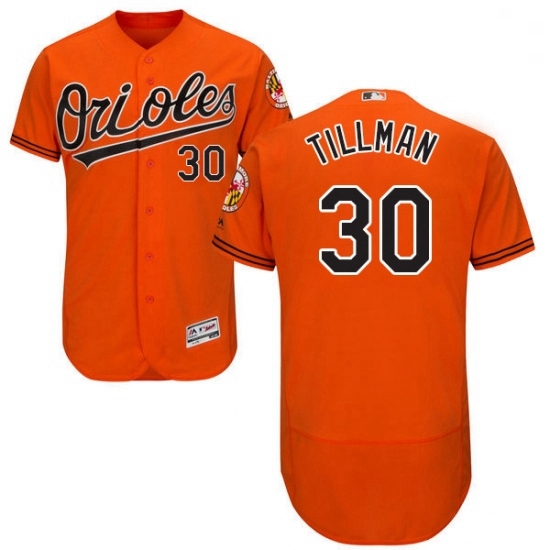 Mens Majestic Baltimore Orioles 30 Chris Tillman Orange Alternate Flex Base Authentic Collection MLB Jersey Mens Majestic Baltimore Orioles 30 Chris Tillman Orange Alternate Flex Base Authentic Collection MLB Jersey