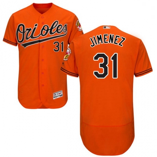 Mens Majestic Baltimore Orioles 31 Ubaldo Jimenez Orange Alternate Flex Base Authentic Collection MLB Jersey Mens Majestic Baltimore Orioles 31 Ubaldo Jimenez Orange Alternate Flex Base Authentic Collection MLB Jersey