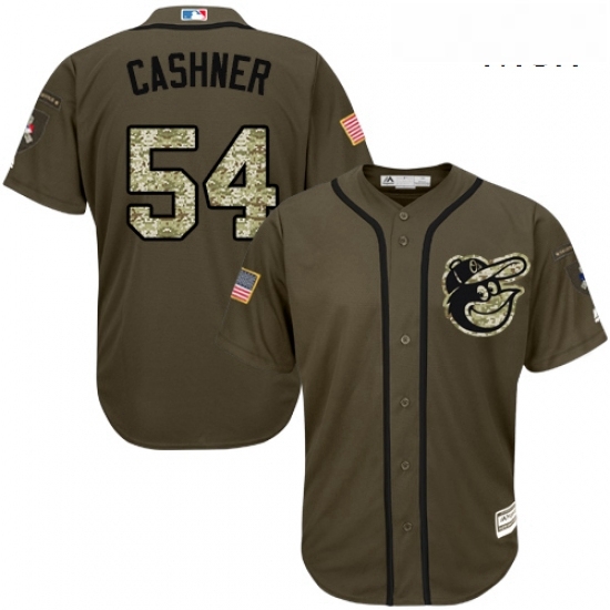 Mens Majestic Baltimore Orioles 54 Andrew Cashner Authentic Green Salute to Service MLB Jersey Mens Majestic Baltimore Orioles 54 Andrew Cashner Authentic Green Salute to Service MLB Jersey