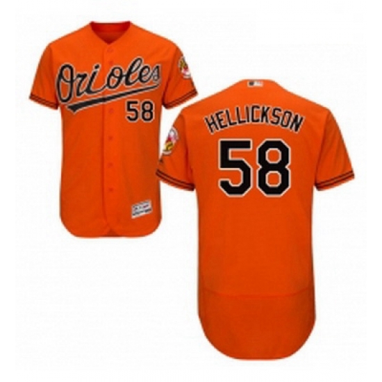 Mens Majestic Baltimore Orioles 58 Jeremy Hellickson Orange Flexbase Authentic Collection MLB Jersey Mens Majestic Baltimore Orioles 58 Jeremy Hellickson Orange Flexbase Authentic Collection MLB Jersey