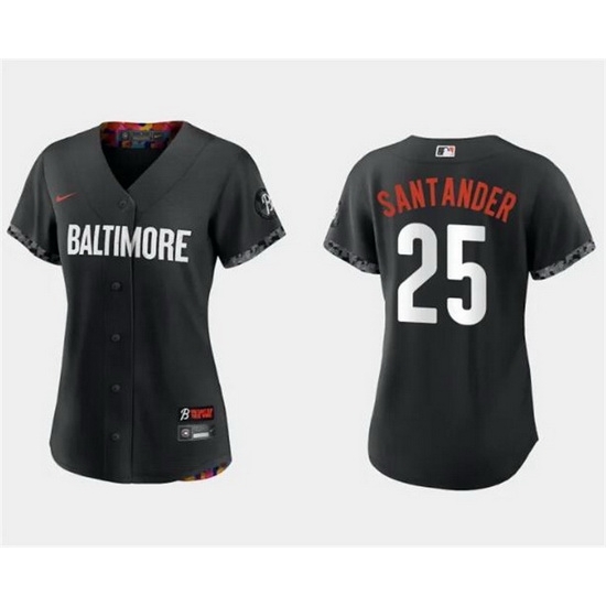 Women Baltimore Orioles 25 Anthony Santander Black 2023 City Connect Stitched Baseball Jersey Run Small Women Baltimore Orioles 25 Anthony Santander Black 2023 City Connect Stitched Baseball Jersey Run Small