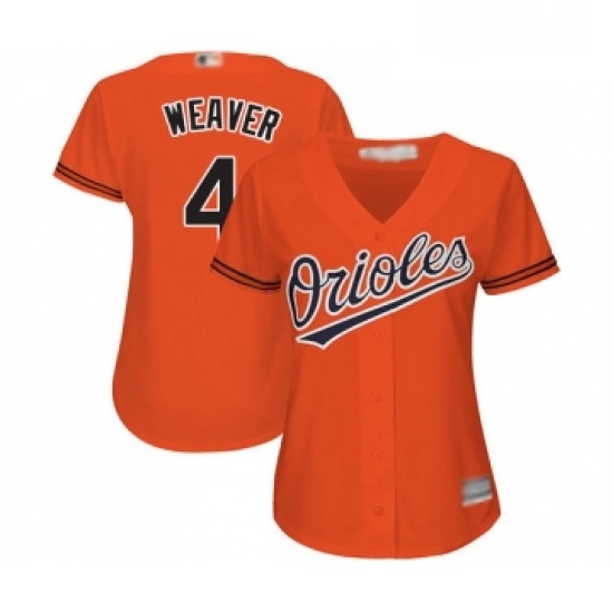 Womens Baltimore Orioles 4 Earl Weaver Replica Orange Alternate Cool Base Baseball Jersey Womens Baltimore Orioles 4 Earl Weaver Replica Orange Alternate Cool Base Baseball Jersey