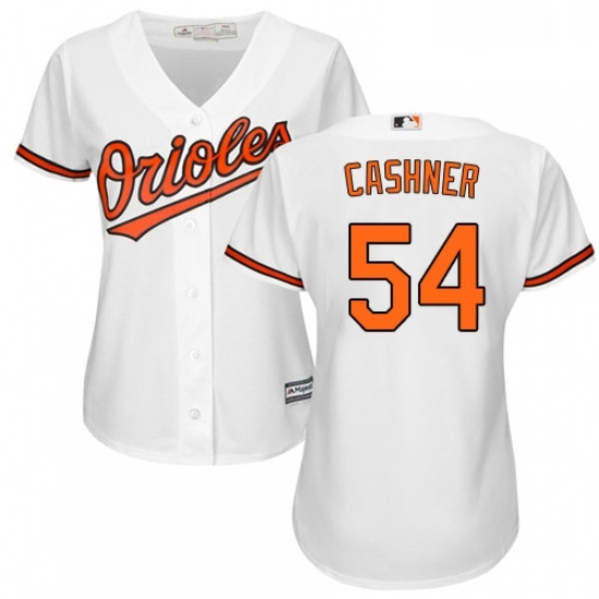 Womens Majestic Baltimore Orioles 54 Andrew Cashner Replica White Home Cool Base MLB Jersey Womens Majestic Baltimore Orioles 54 Andrew Cashner Replica White Home Cool Base MLB Jersey