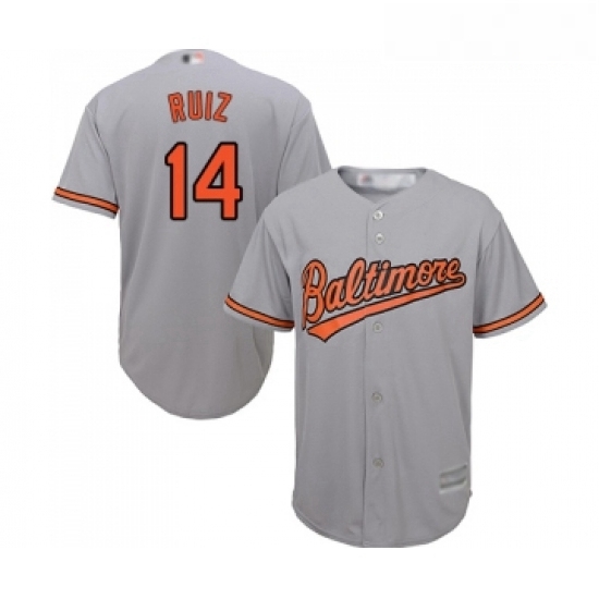 Youth Baltimore Orioles 14 Rio Ruiz Replica Grey Road Cool Base Baseball Jersey Youth Baltimore Orioles 14 Rio Ruiz Replica Grey Road Cool Base Baseball Jersey