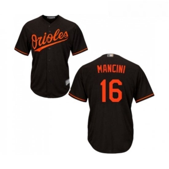 Youth Baltimore Orioles 16 Trey Mancini Replica Black Alternate Cool Base Baseball Jersey Youth Baltimore Orioles 16 Trey Mancini Replica Black Alternate Cool Base Baseball Jersey