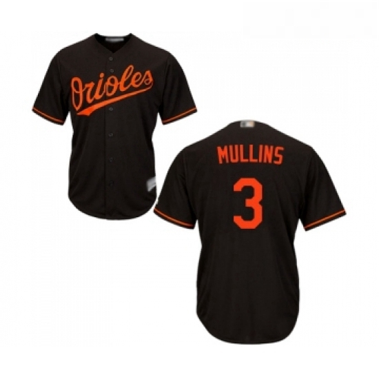 Youth Baltimore Orioles 3 Cedric Mullins Replica Black Alternate Cool Base Baseball Jersey Youth Baltimore Orioles 3 Cedric Mullins Replica Black Alternate Cool Base Baseball Jersey