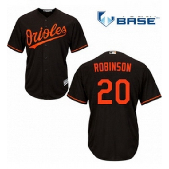Youth Majestic Baltimore Orioles 20 Frank Robinson Authentic Black Alternate Cool Base MLB Jersey Youth Majestic Baltimore Orioles 20 Frank Robinson Authentic Black Alternate Cool Base MLB Jersey
