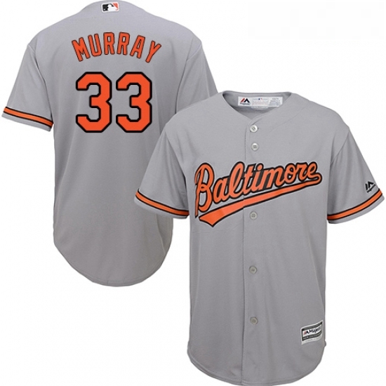 Youth Majestic Baltimore Orioles 33 Eddie Murray Authentic Grey Road Cool Base MLB Jersey Youth Majestic Baltimore Orioles 33 Eddie Murray Authentic Grey Road Cool Base MLB Jersey
