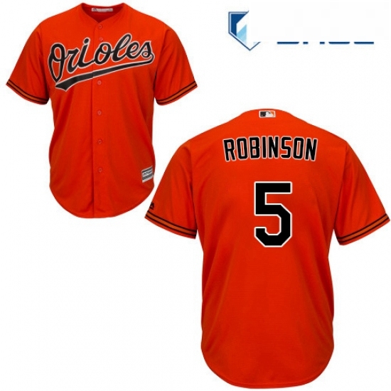 Youth Majestic Baltimore Orioles 5 Brooks Robinson Authentic Orange Alternate Cool Base MLB Jersey Youth Majestic Baltimore Orioles 5 Brooks Robinson Authentic Orange Alternate Cool Base MLB Jersey