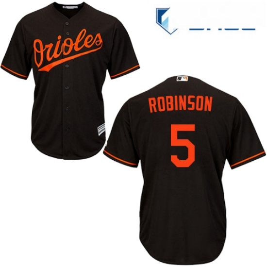 Youth Majestic Baltimore Orioles 5 Brooks Robinson Replica Black Alternate Cool Base MLB Jersey Youth Majestic Baltimore Orioles 5 Brooks Robinson Replica Black Alternate Cool Base MLB Jersey