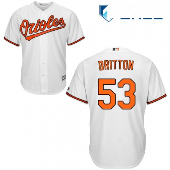 Youth Majestic Baltimore Orioles 53 Zach Britton Replica White Home Cool Base MLB Jersey Youth Majestic Baltimore Orioles 53 Zach Britton Replica White Home Cool Base MLB Jersey