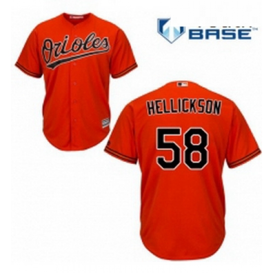 Youth Majestic Baltimore Orioles 58 Jeremy Hellickson Authentic Orange Alternate Cool Base MLB Jersey Youth Majestic Baltimore Orioles 58 Jeremy Hellickson Authentic Orange Alternate Cool Base MLB Jersey