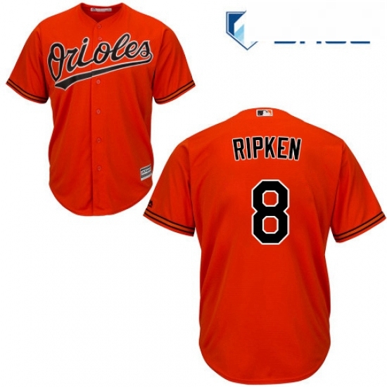 Youth Majestic Baltimore Orioles 8 Cal Ripken Authentic Orange Alternate Cool Base MLB Jersey Youth Majestic Baltimore Orioles 8 Cal Ripken Authentic Orange Alternate Cool Base MLB Jersey