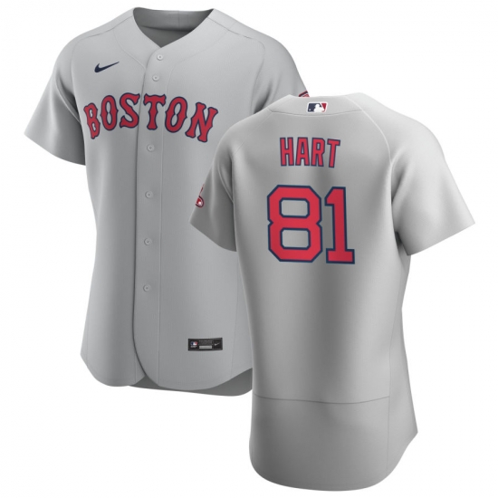 Men Boston Red Sox 81 Kyle Hart Men Nike Gray Road 2020 Flex Base Team MLB Jersey Men Boston Red Sox 81 Kyle Hart Men Nike Gray Road 2020 Flex Base Team MLB Jersey