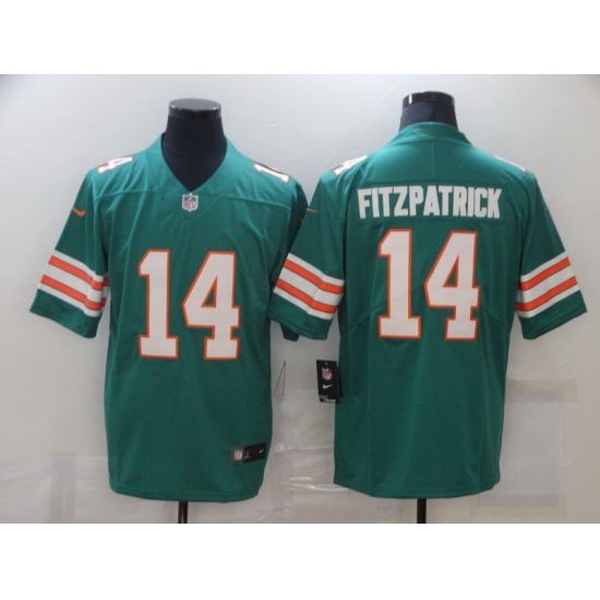 Men Miami Dolphins Ryan Fitzpatrick 14 Green Vapor Untouchable Limited Player Football Jersey Men Miami Dolphins Ryan Fitzpatrick 14 Green Vapor Untouchable Limited Player Football Jersey