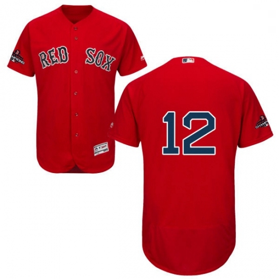 Mens Majestic Boston Red Sox 12 Brock Holt Red Alternate Flex Base Authentic Collection 2018 World Series Jersey Mens Majestic Boston Red Sox 12 Brock Holt Red Alternate Flex Base Authentic Collection 2018 World Series Jersey
