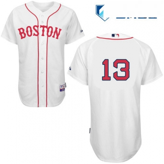 Mens Majestic Boston Red Sox 13 Hanley Ramirez Replica White New Cool Base MLB Jersey Mens Majestic Boston Red Sox 13 Hanley Ramirez Replica White New Cool Base MLB Jersey