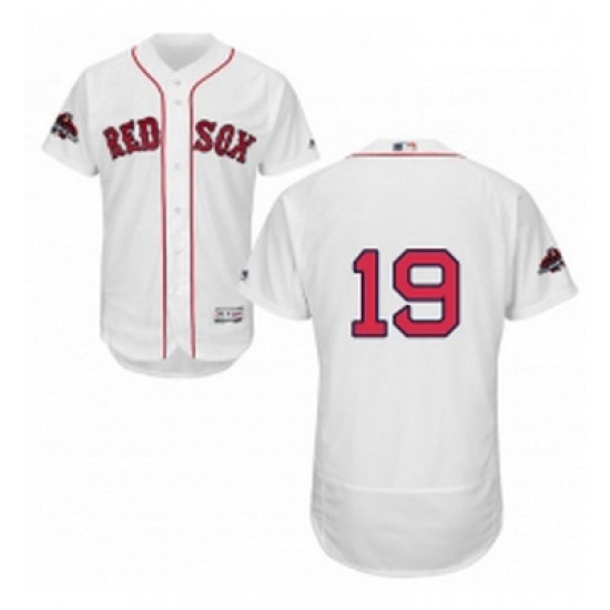 Mens Majestic Boston Red Sox 19 Fred Lynn White Home Flex Base Authentic Collection 2018 World Series Jersey Mens Majestic Boston Red Sox 19 Fred Lynn White Home Flex Base Authentic Collection 2018 World Series Jersey