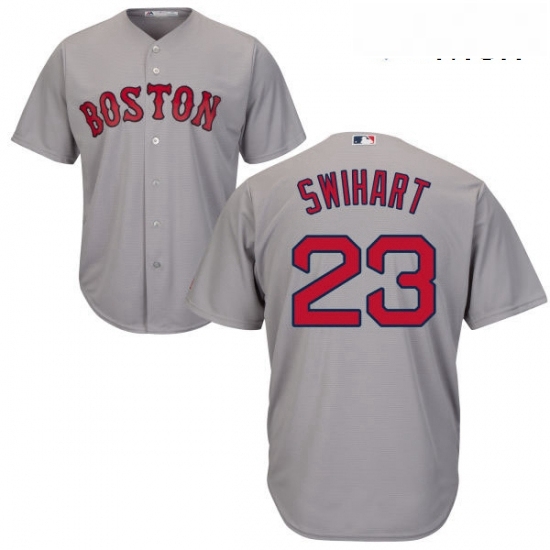Mens Majestic Boston Red Sox 23 Blake Swihart Replica Grey Road Cool Base MLB Jersey Mens Majestic Boston Red Sox 23 Blake Swihart Replica Grey Road Cool Base MLB Jersey