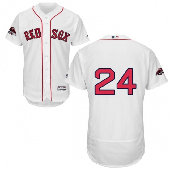 Mens Majestic Boston Red Sox 24 David Price White Home Flex Base Authentic Collection 2018 World Series Jersey Mens Majestic Boston Red Sox 24 David Price White Home Flex Base Authentic Collection 2018 World Series Jersey