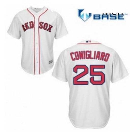 Mens Majestic Boston Red Sox 25 Tony Conigliaro Replica White Home Cool Base MLB Jersey Mens Majestic Boston Red Sox 25 Tony Conigliaro Replica White Home Cool Base MLB Jersey