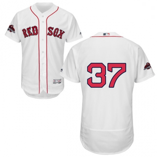 Mens Majestic Boston Red Sox 37 Bill Lee White Home Flex Base Authentic Collection 2018 World Series Jersey Mens Majestic Boston Red Sox 37 Bill Lee White Home Flex Base Authentic Collection 2018 World Series Jersey
