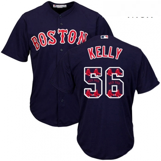 Mens Majestic Boston Red Sox 56 Joe Kelly Authentic Navy Blue Team Logo Fashion Cool Base MLB Jersey Mens Majestic Boston Red Sox 56 Joe Kelly Authentic Navy Blue Team Logo Fashion Cool Base MLB Jersey