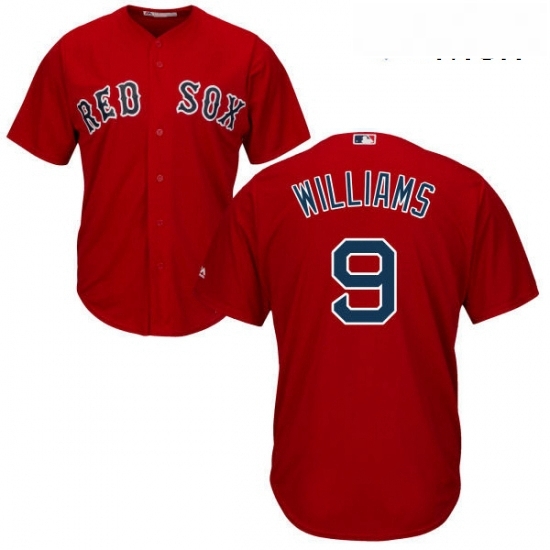 Mens Majestic Boston Red Sox 9 Ted Williams Replica Red Alternate Home Cool Base MLB Jersey Mens Majestic Boston Red Sox 9 Ted Williams Replica Red Alternate Home Cool Base MLB Jersey