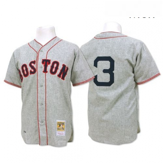 Mens Mitchell and Ness 1936 Boston Red Sox 3 Jimmie Foxx Authentic Grey Throwback MLB Jersey Mens Mitchell and Ness 1936 Boston Red Sox 3 Jimmie Foxx Authentic Grey Throwback MLB Jersey