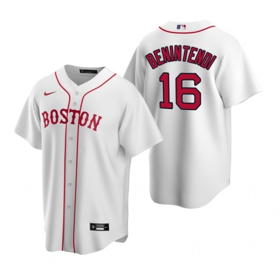 Mens Nike Boston Red Sox 16 Andrew Benintendi White Alternate Stitched Baseball Jerse Mens Nike Boston Red Sox 16 Andrew Benintendi White Alternate Stitched Baseball Jerse
