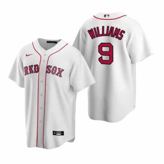 Mens Nike Boston Red Sox 9 Ted Williams White Home Stitched Baseball Jerse Mens Nike Boston Red Sox 9 Ted Williams White Home Stitched Baseball Jerse