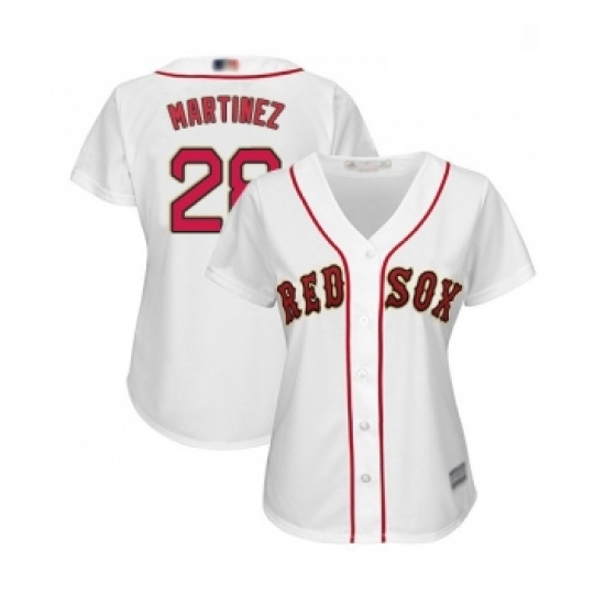 Womens Boston Red Sox 28 J D Martinez Authentic White 2019 Gold Program Cool Base Baseball Jersey Womens Boston Red Sox 28 J D Martinez Authentic White 2019 Gold Program Cool Base Baseball Jersey