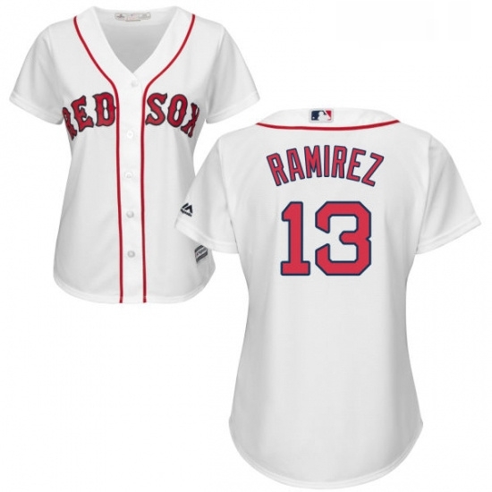 Womens Majestic Boston Red Sox 13 Hanley Ramirez Authentic White Home MLB Jersey Womens Majestic Boston Red Sox 13 Hanley Ramirez Authentic White Home MLB Jersey