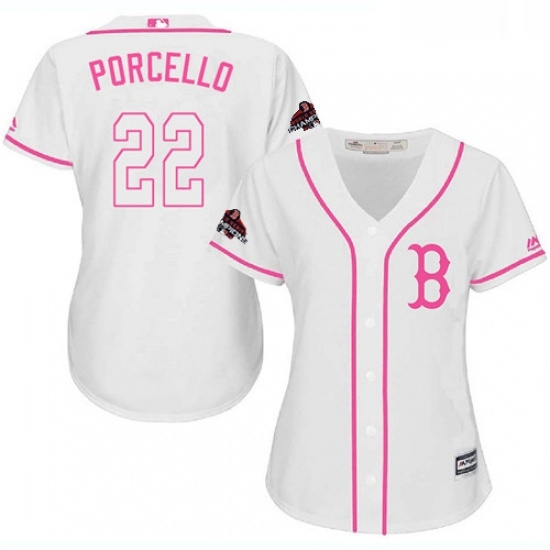Womens Majestic Boston Red Sox 22 Rick Porcello Authentic White Fashion 2018 World Series Champions MLB Jersey Womens Majestic Boston Red Sox 22 Rick Porcello Authentic White Fashion 2018 World Series Champions MLB Jersey